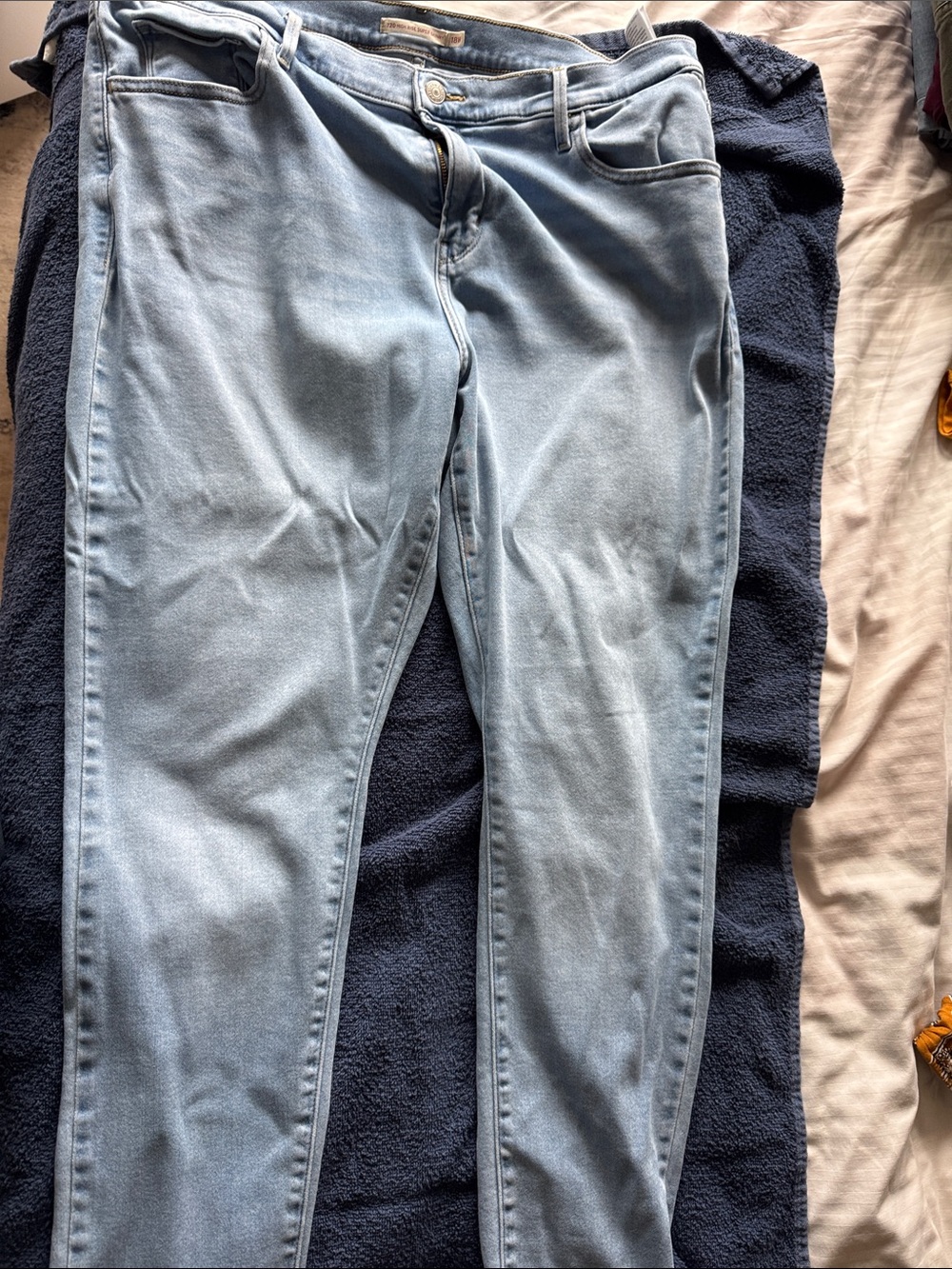 Women’s Light Blue Skinny Jeans - Stretch Denim